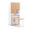 bedkast capsule met bed en kast
