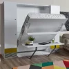 tweepersoons bedkast met bureau